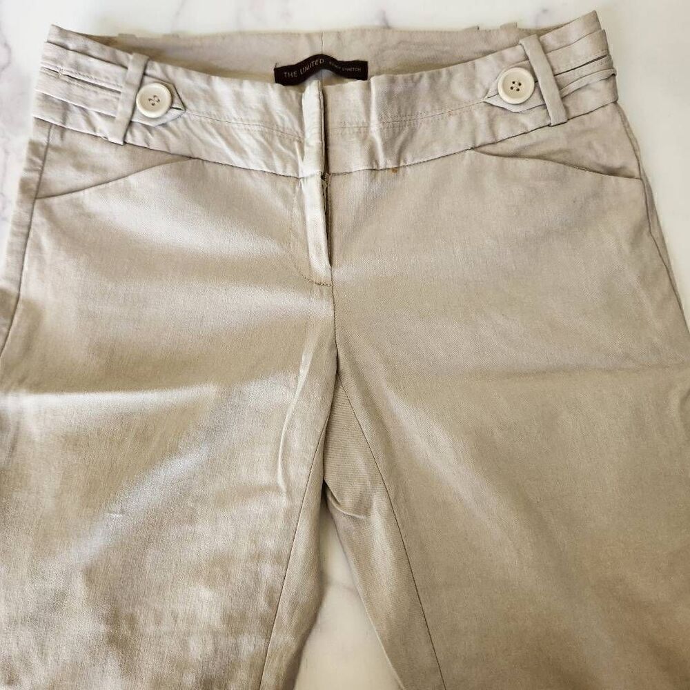 The limited exact stretch women's sizeโ0 tan dressโpants